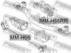 MITSUBISHI MR448432 Engine Mounting